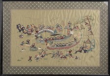 CHINESISCHE SEIDENSTICKEREI