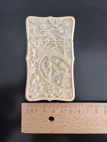 Chinesische etui schnitzerei - ,