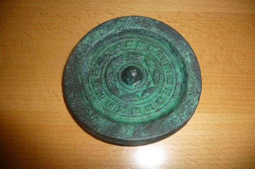 Antiker handspiegel bronze - handspiegel,