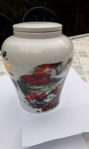 Chinesische vase mit deckel - chinesische, (