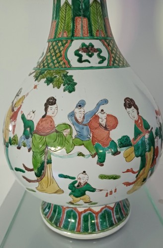 Porzellan ziervase mit - porzellan,