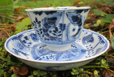 Kumme mit Teller Porzellan