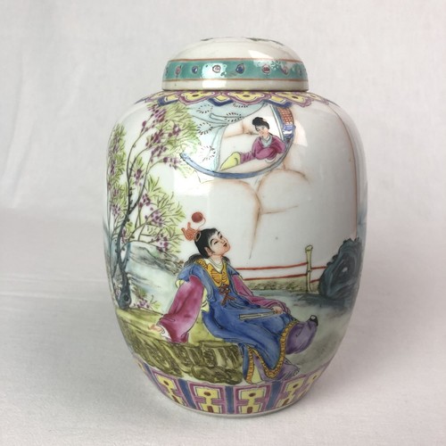 Antike chinesische deckelvase - antike,