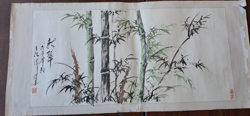 Chinesisches rollbild antik - chinesisches,