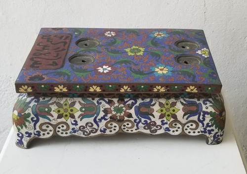Antiker cloisonne sockel - cloisonne,