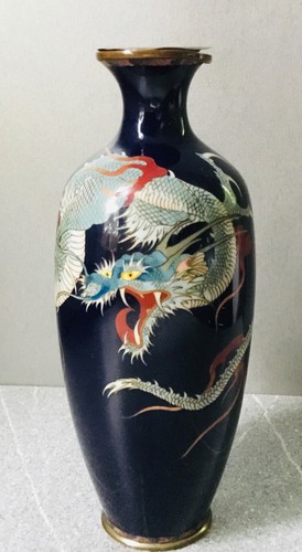 Vase antik cloisonné - vase, cloisonné-