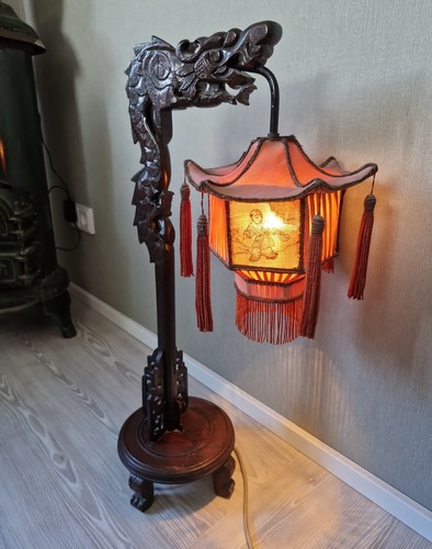 Antike chinesische lampe - chinesische,