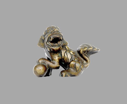 China alte löwe figur - china, bronze